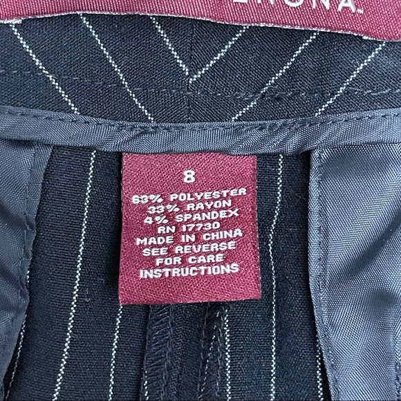 MERONA | WOMENS DRESS PANTS | BLACK | SZ 8 - Picture 7 of 8